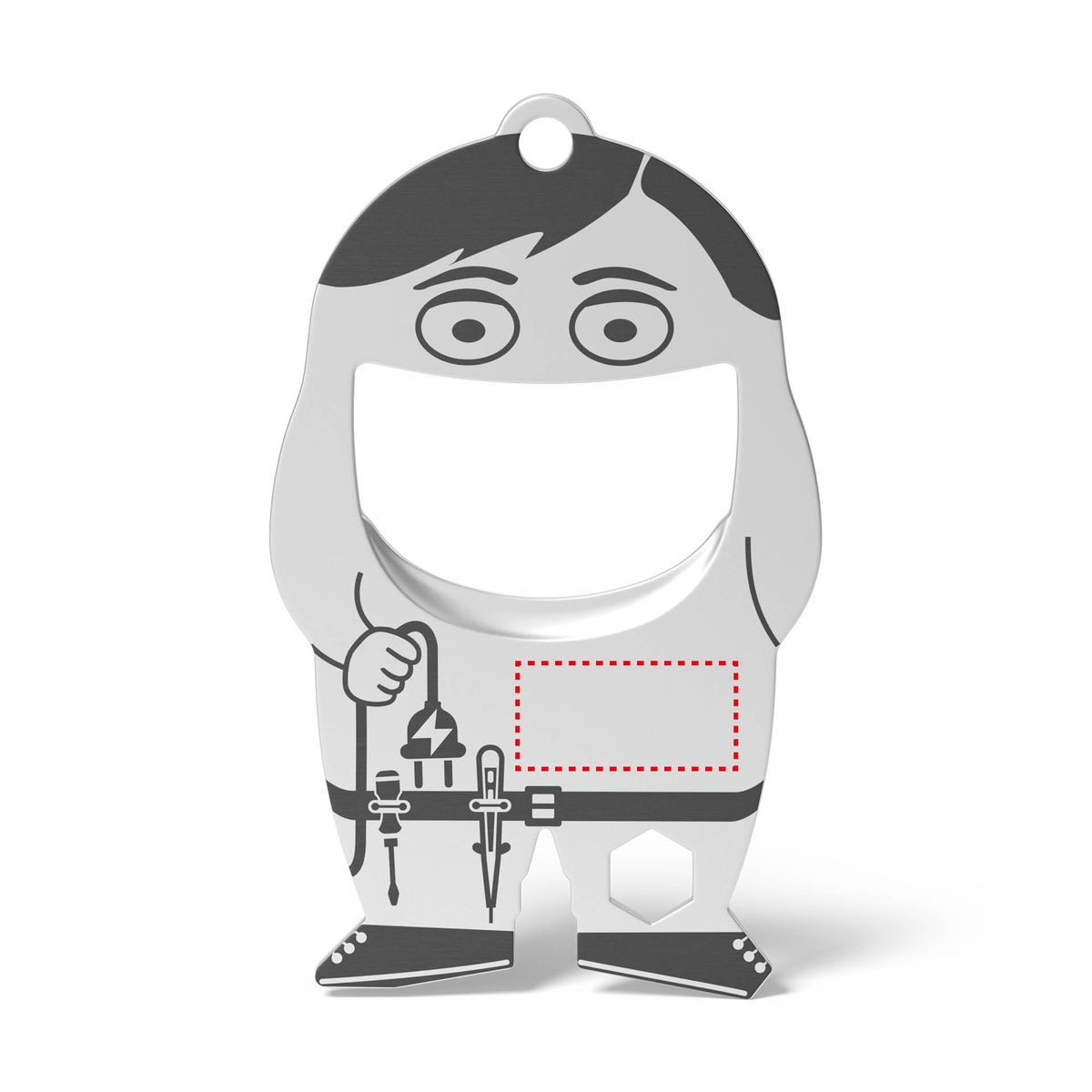 Auf dem Produkt (1,5 x 0,8 cm)