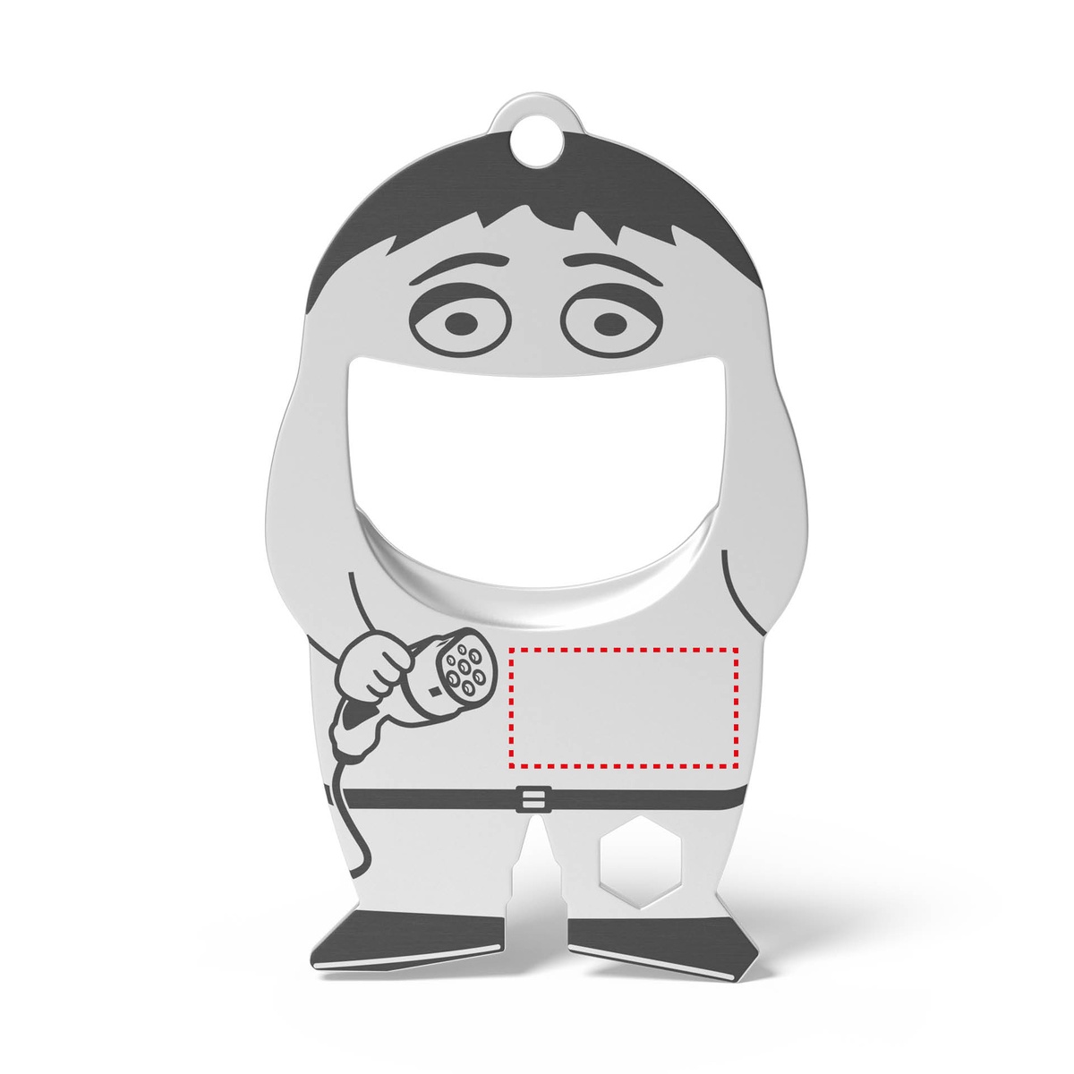 Auf dem Produkt (1,5 x 0,9 cm)