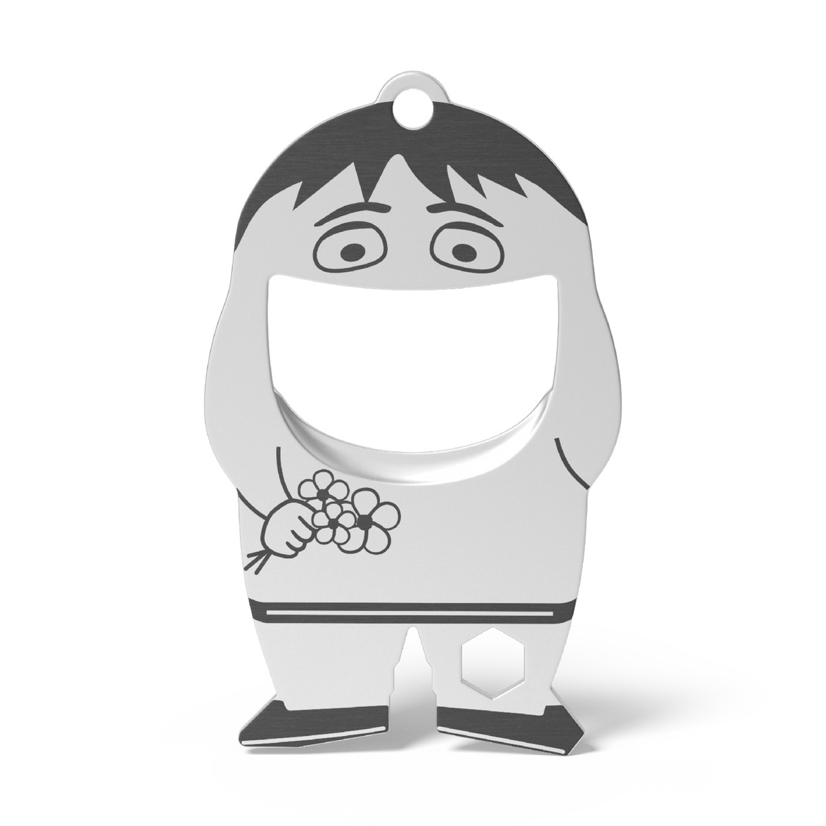 Auf der Klappkarte (9 x 5,5 x 0,31 cm)