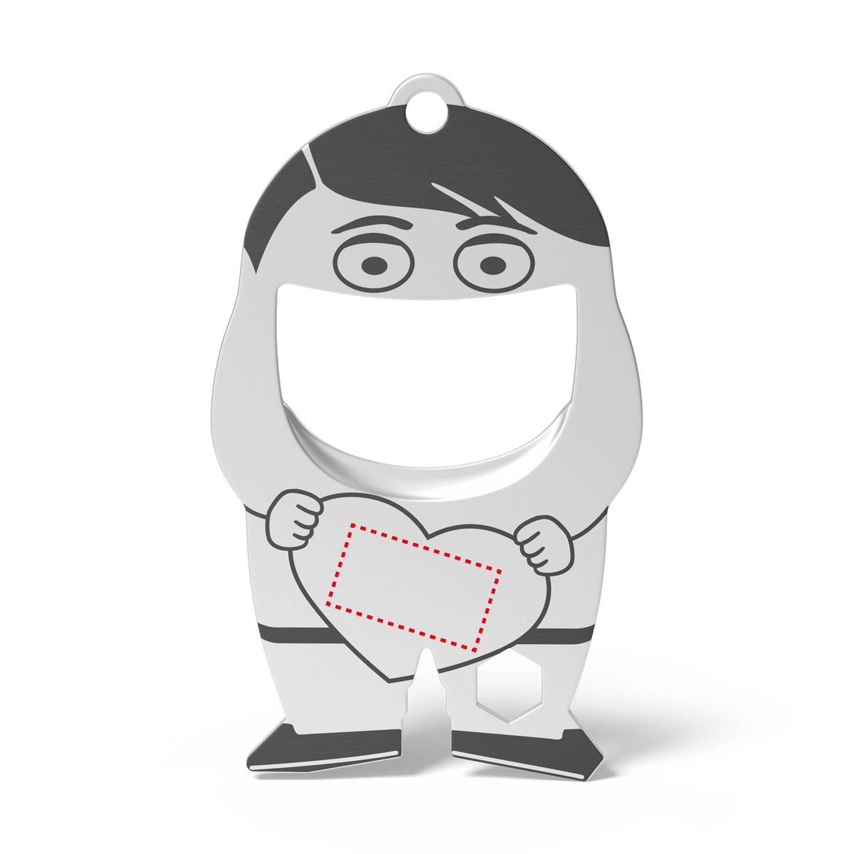 Auf dem Produkt (1,4 x 0,7 cm)