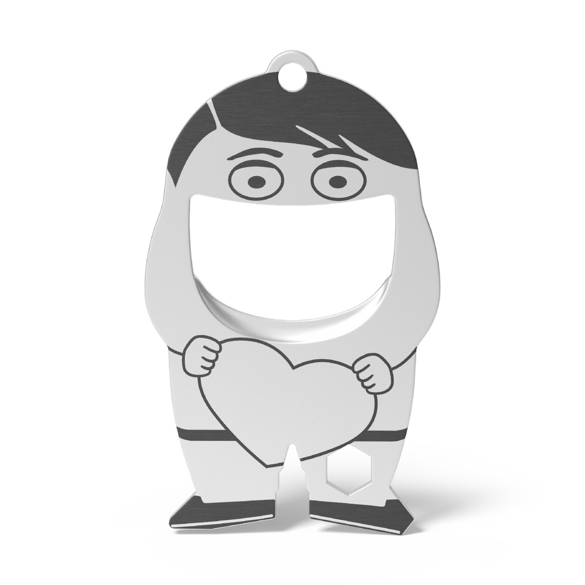 Auf der Klappkarte (9 x 5,5 x 0,31 cm)