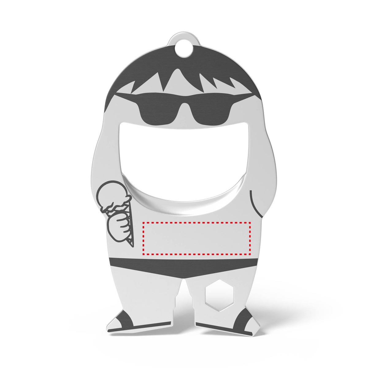 Auf dem Produkt (2,2 x 0,7 cm)