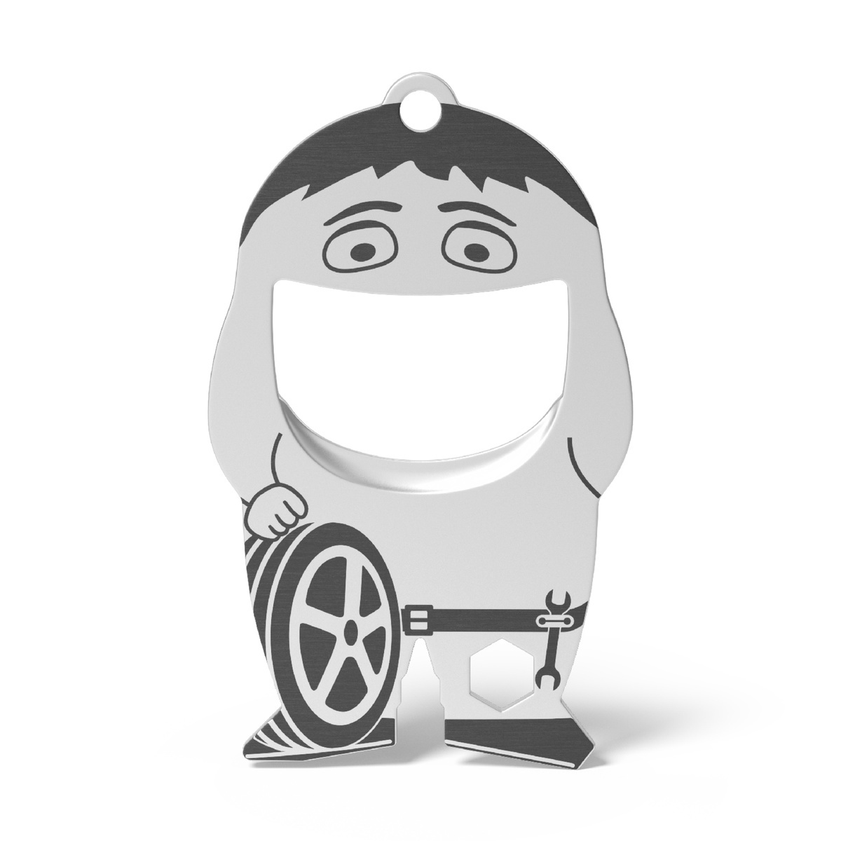 Auf der Klappkarte (9 x 5,5 x 0,31 cm)