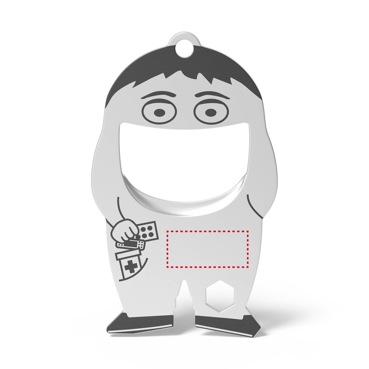 Auf dem Produkt (1,7 x 1,1 cm)