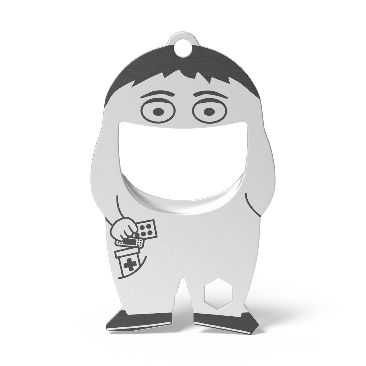 Auf der Klappkarte (9 x 5,5 x 0,31 cm)