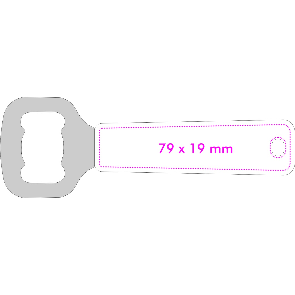 Rückseite (7,9 x 1,9 cm)