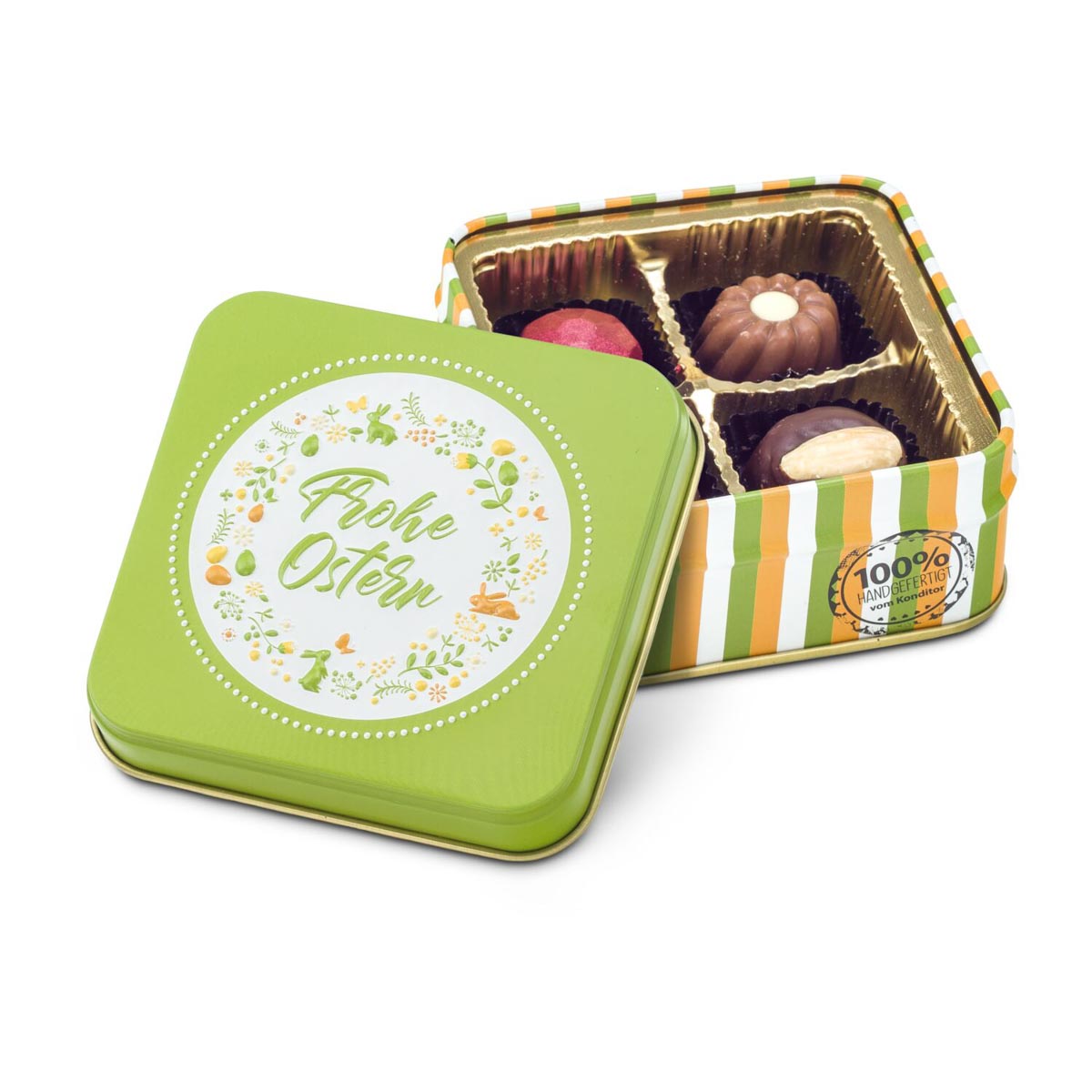 Werbeanbringung auf der Verpackung des Präsents (max. 13,5 x 10 cm)