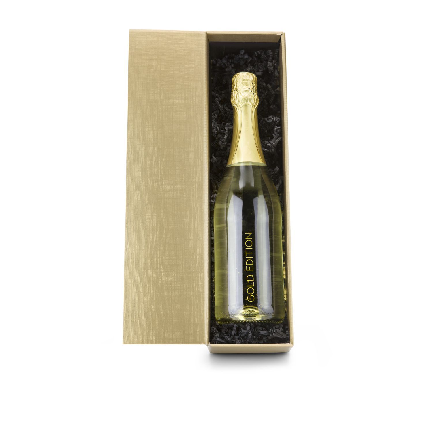 Werbeanbringung auf der Flasche (12,6 x 9,1 cm (inkl. Pflichtangaben & Beschnitt))