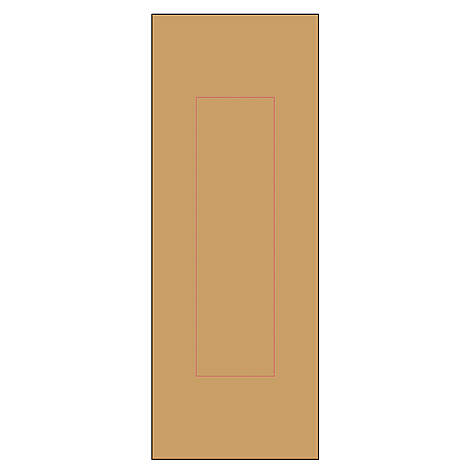 Holzkiste-Deckel (7 x 25 cm)