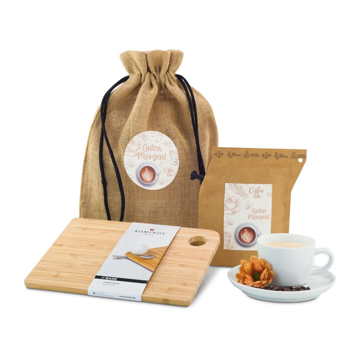 Werbeanbringung auf dem Beutel (8 x 11,1 cm (inkl. Beschnitt))