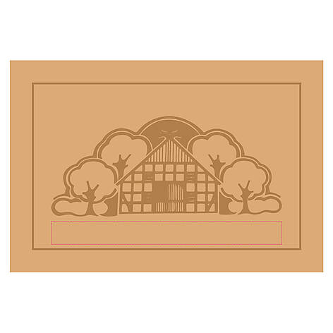 Holzbox-Deckel (25 x 2 cm)