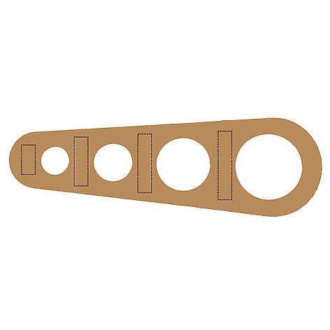 Spaghettimass (0,7 x 3,5 cm)