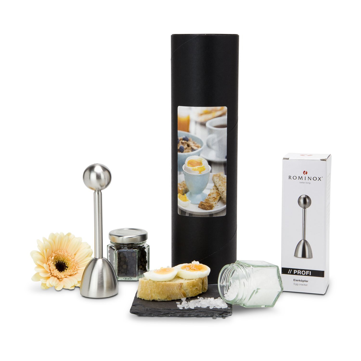 Werbeanbringung auf dem Körper des Rominox Produkts (max. 1,5 x 2 cm)