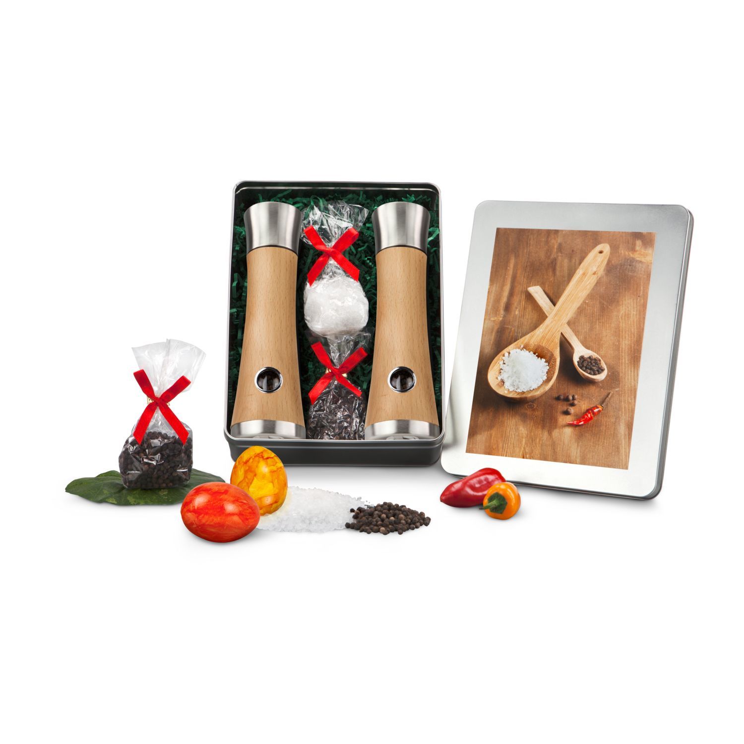 Werbeanbringung auf dem Metallring des Rominox Produkts (max. 2 x 13 cm)