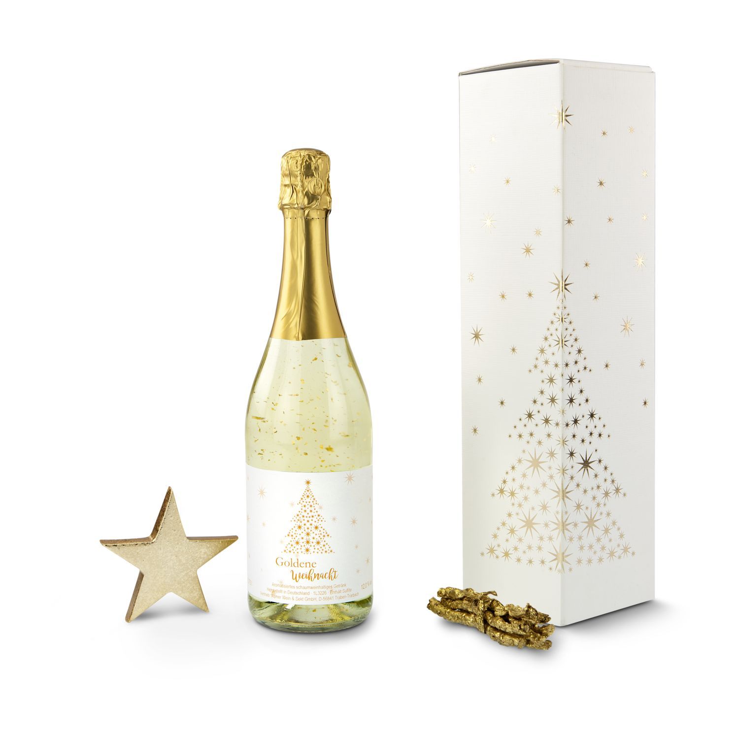 Werbeanbringung an der Flasche (max. 5,2 x 5,2 cm)