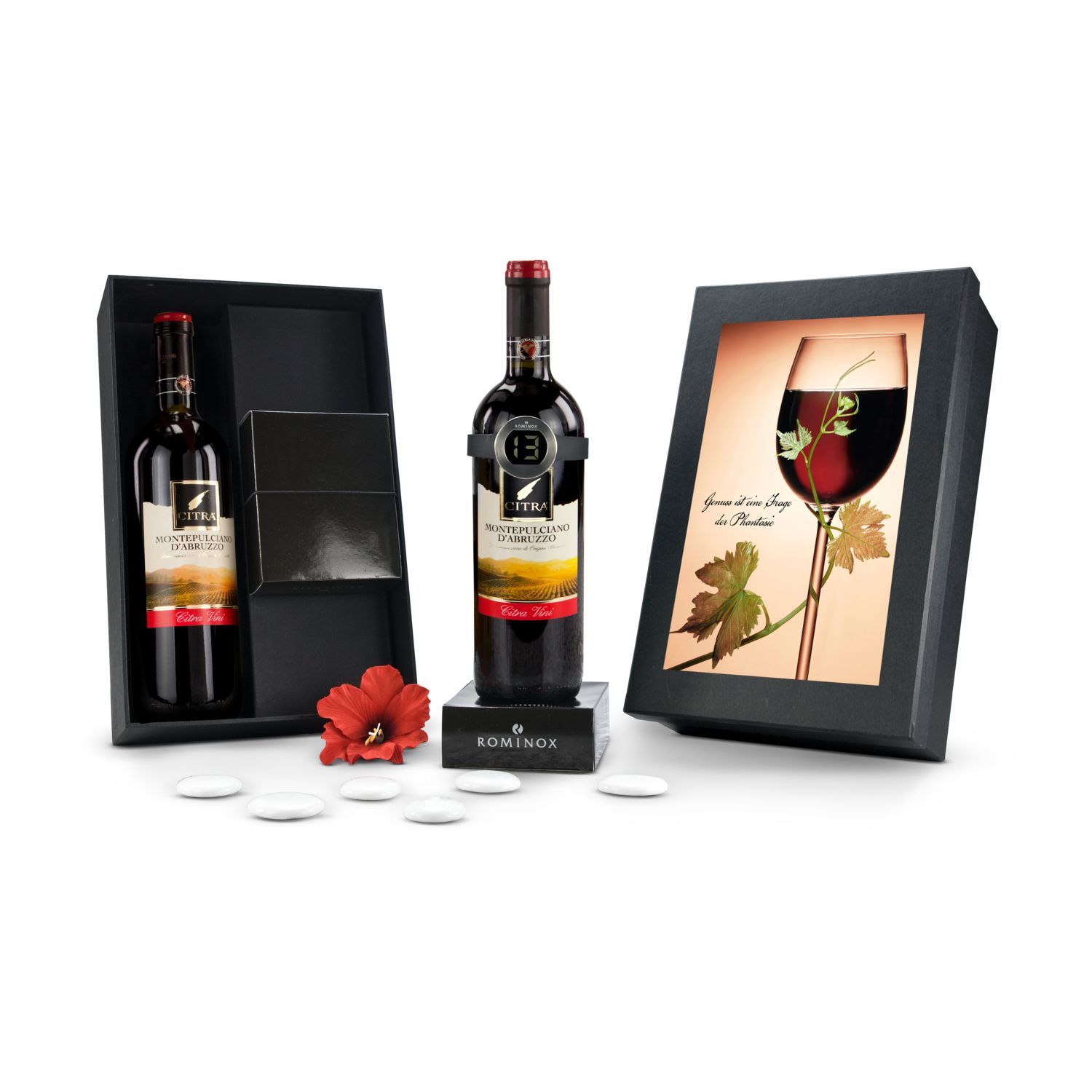 Werbeanbringung auf dem Rominox Produkt (max. 1,5 x 0,5 cm)