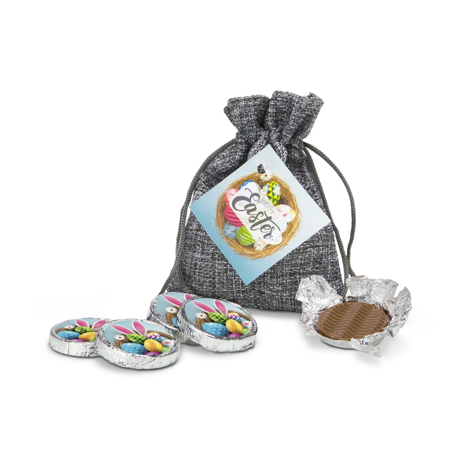 Werbeanbringung durch Hangtag (max. 5,2 x 5,2 cm)