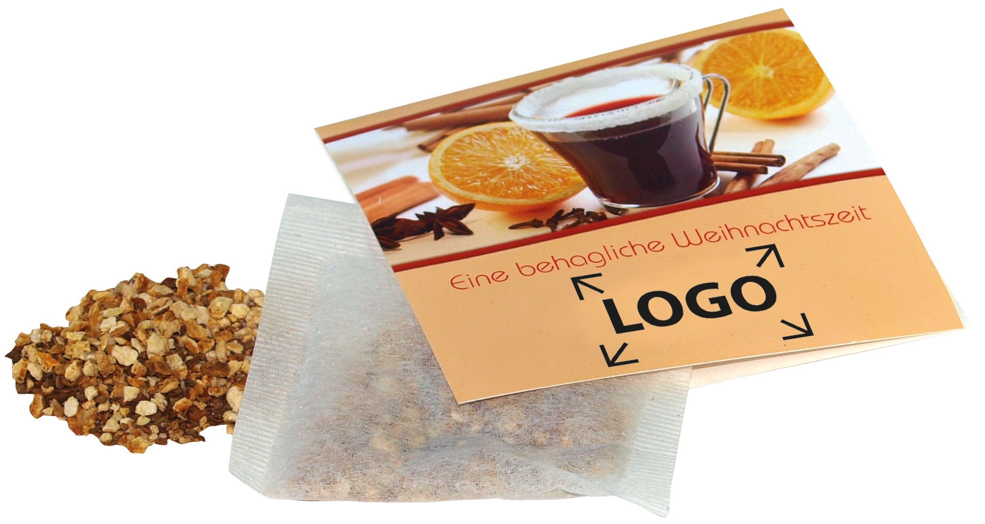 auf die Karte (15,6 x 7,8 cm)