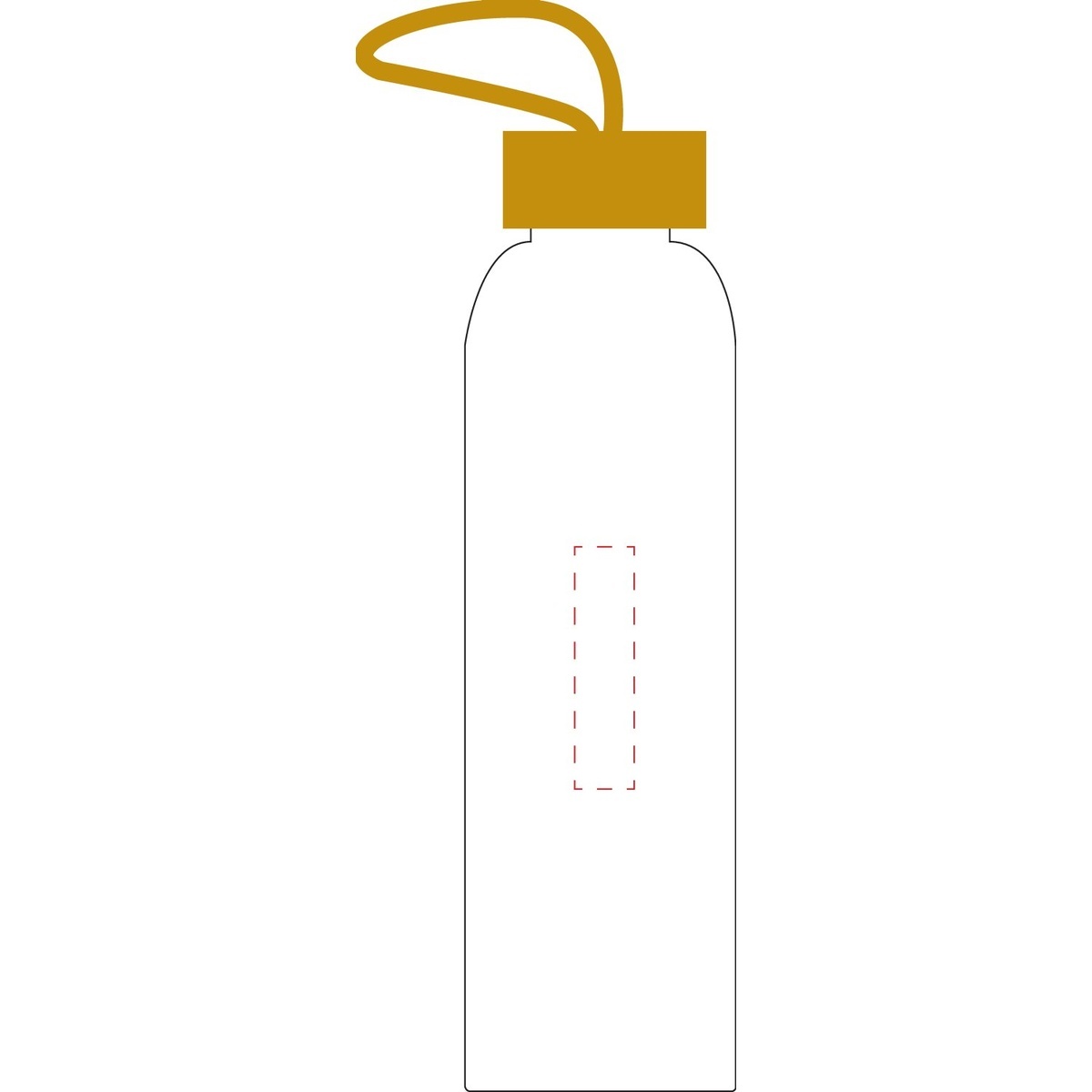 seitlich auf Flasche (60 x 15 mm)