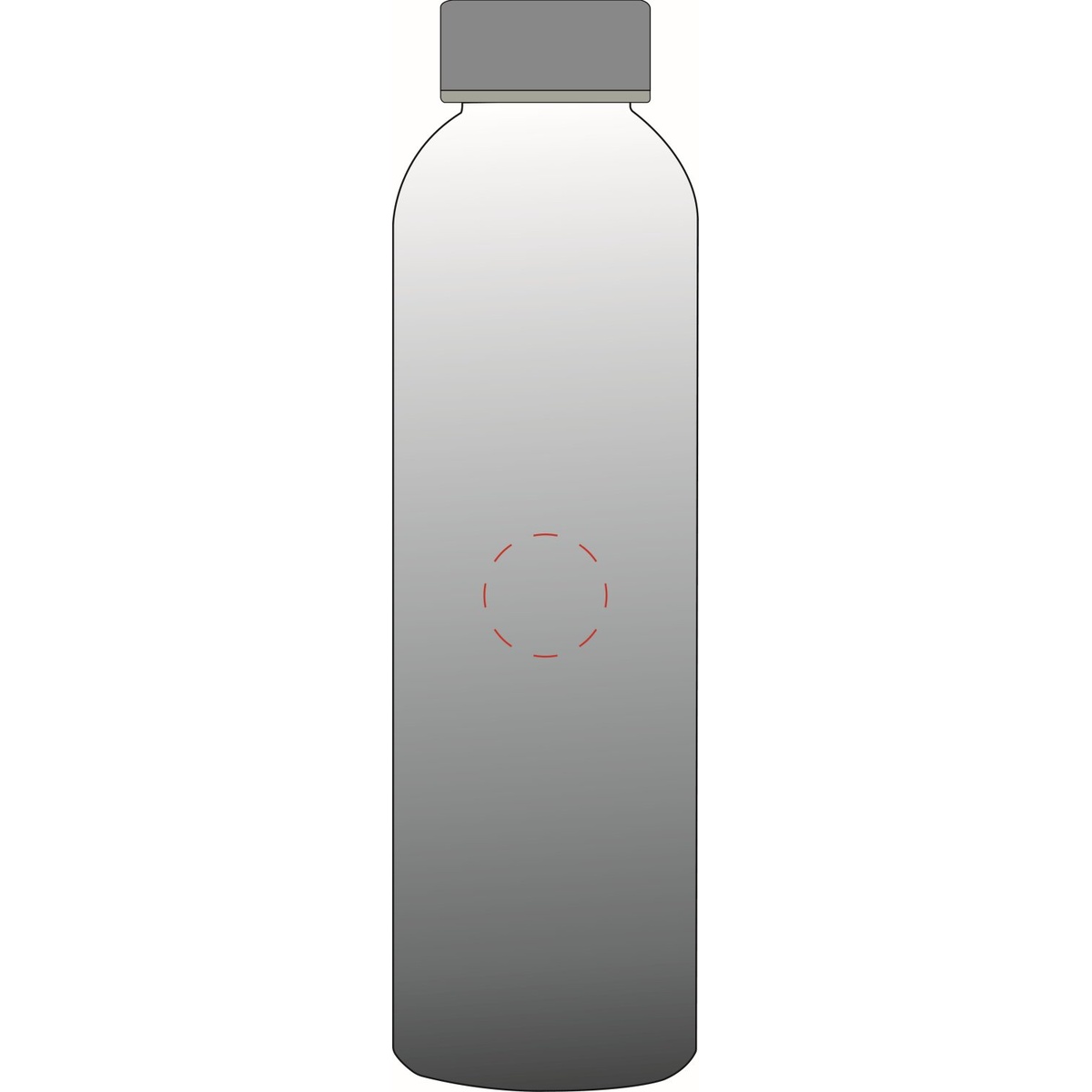 seitlich auf Flasche (Ø 25 mm)