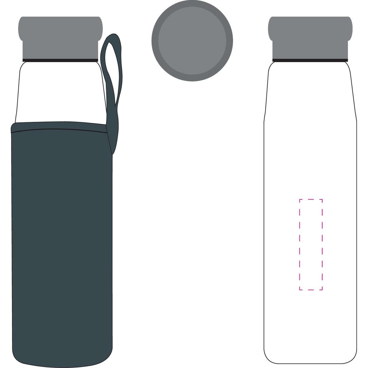 seitlich auf Flasche (60 x 15 mm)