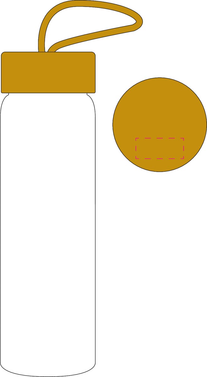 auf Deckel (3,5x1,5 cm)