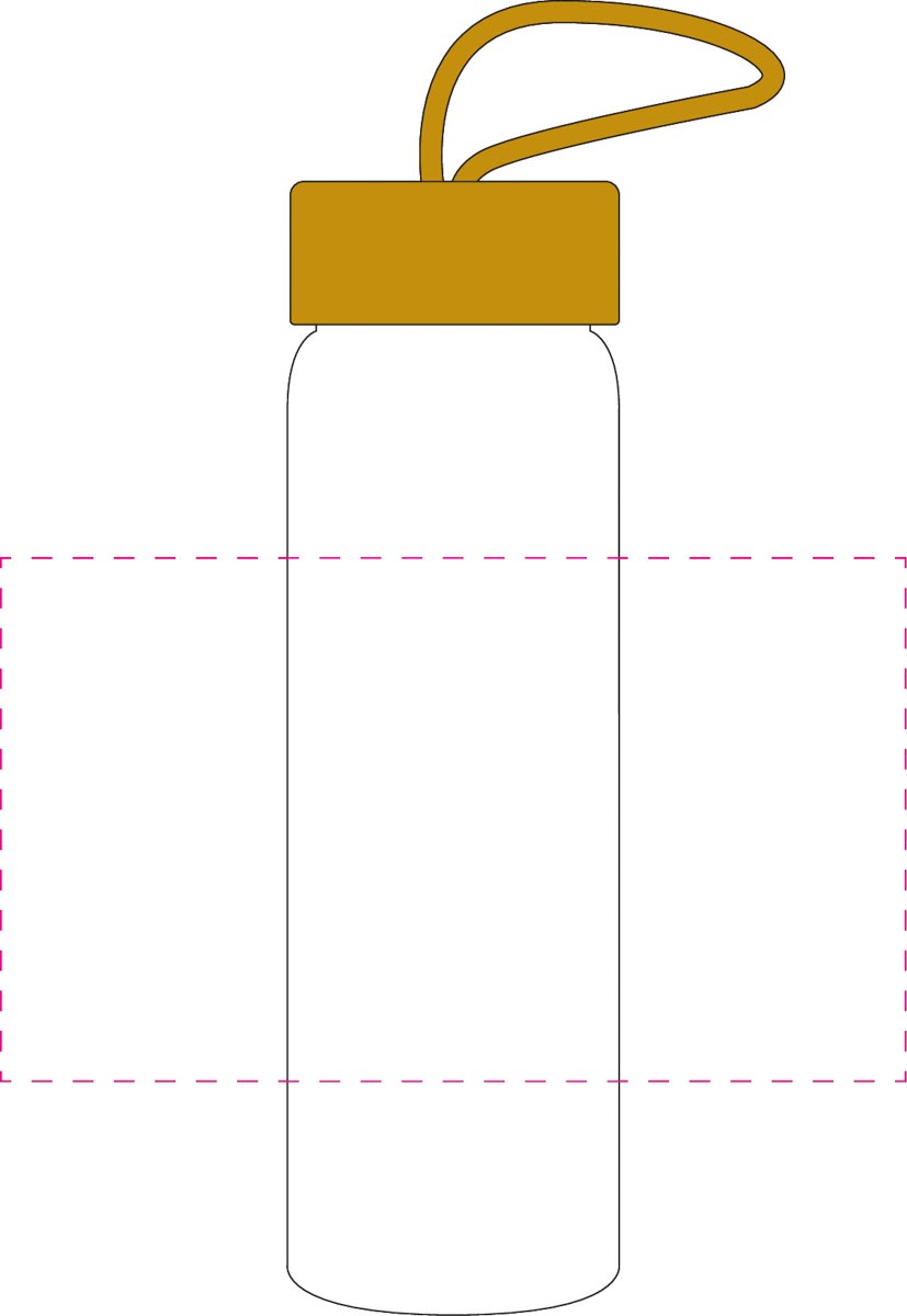 auf Flasche (19x11 cm)