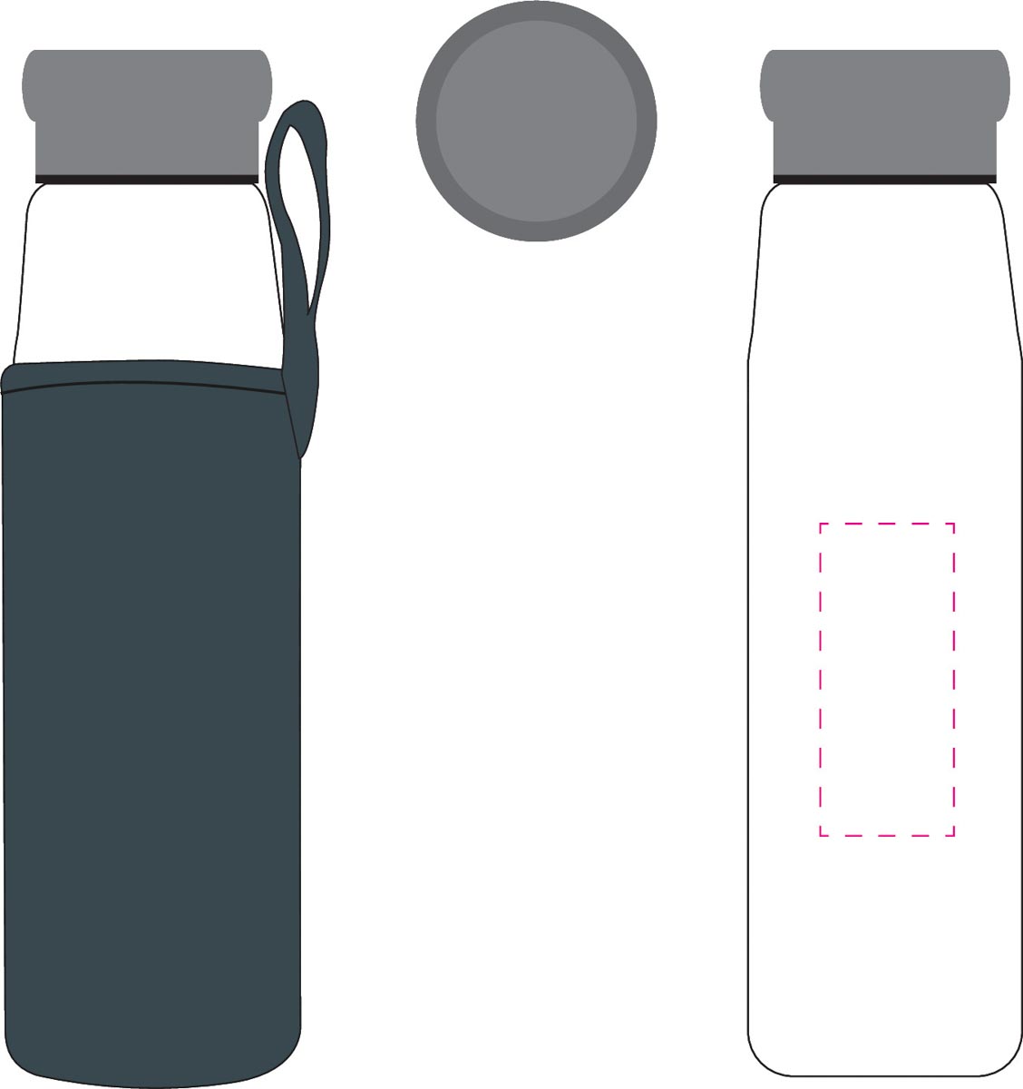 auf Flasche (3x7 cm)