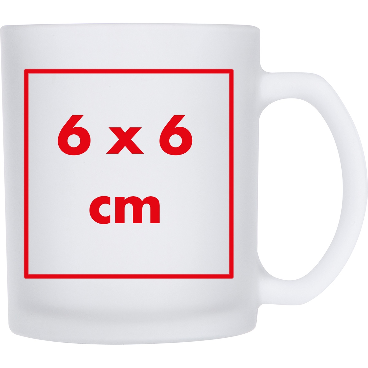 Auf dem Becher (6 x 6 cm)