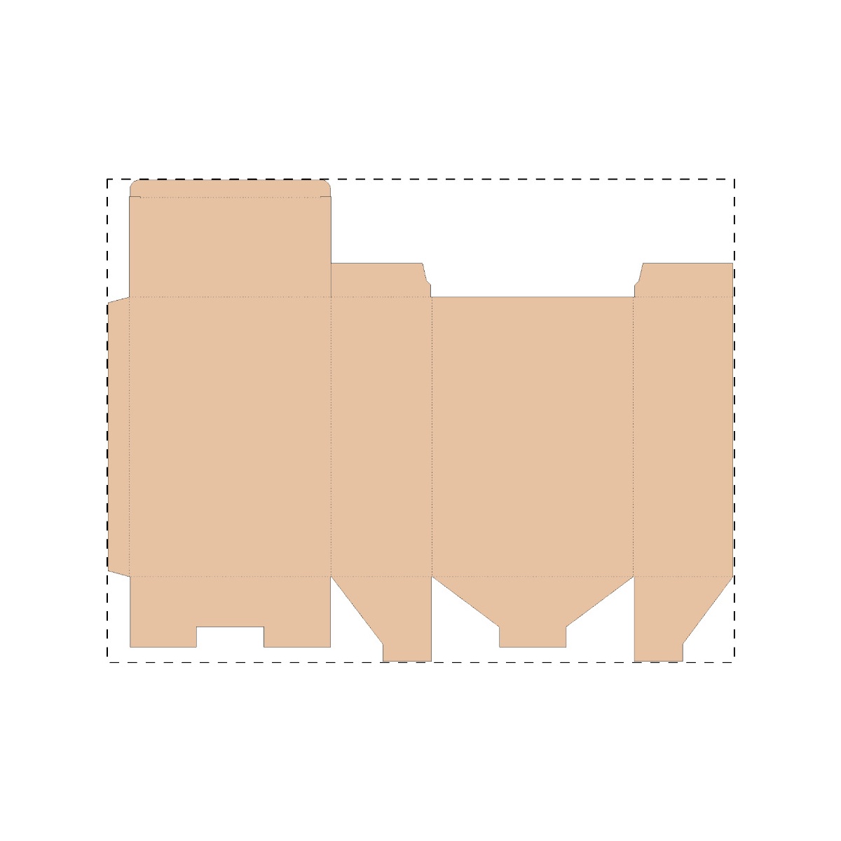 Maßgefertigter Kraft-Wellpappkarton (465 x 359 mm)