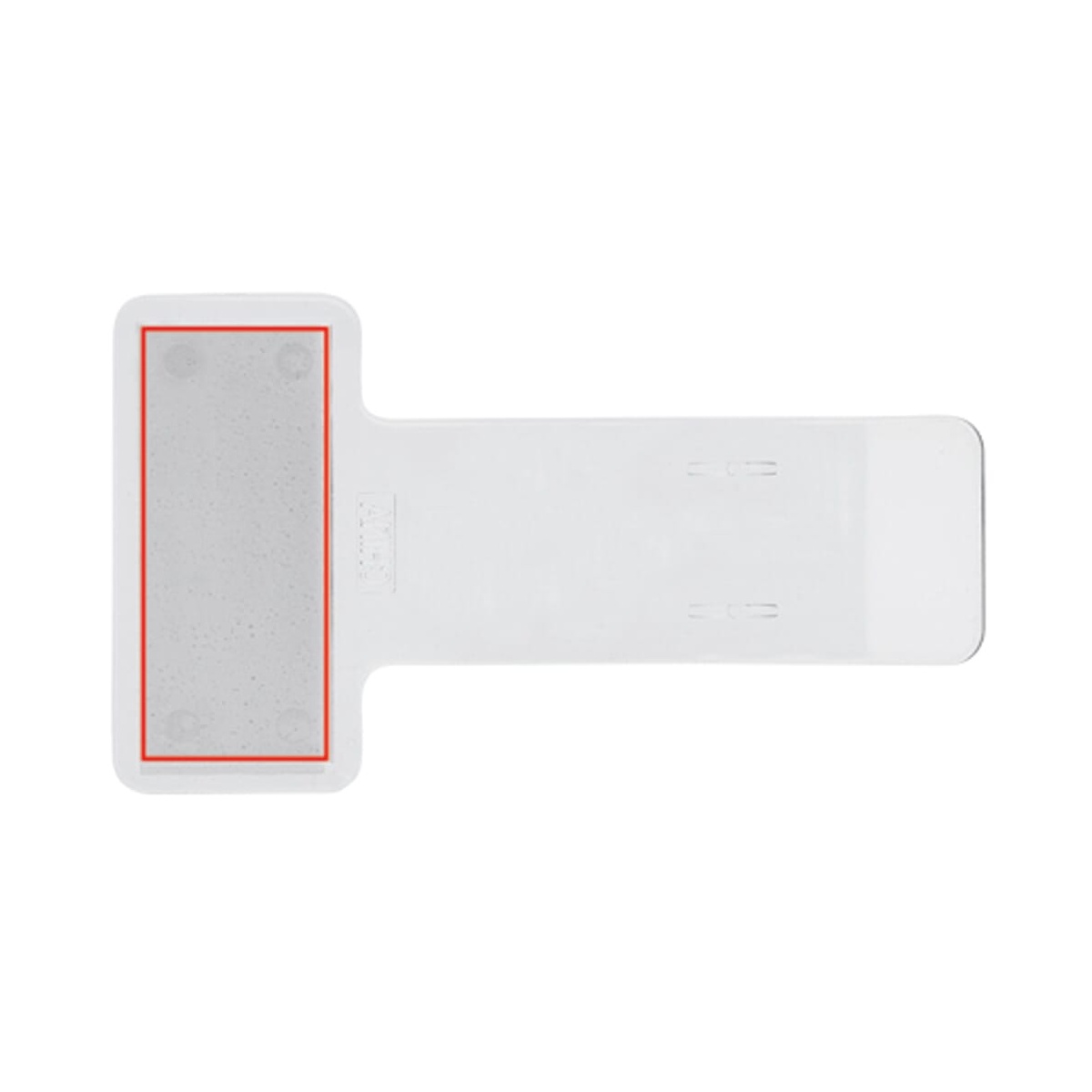 Auf dem weißen Teil (15 x 35 mm)