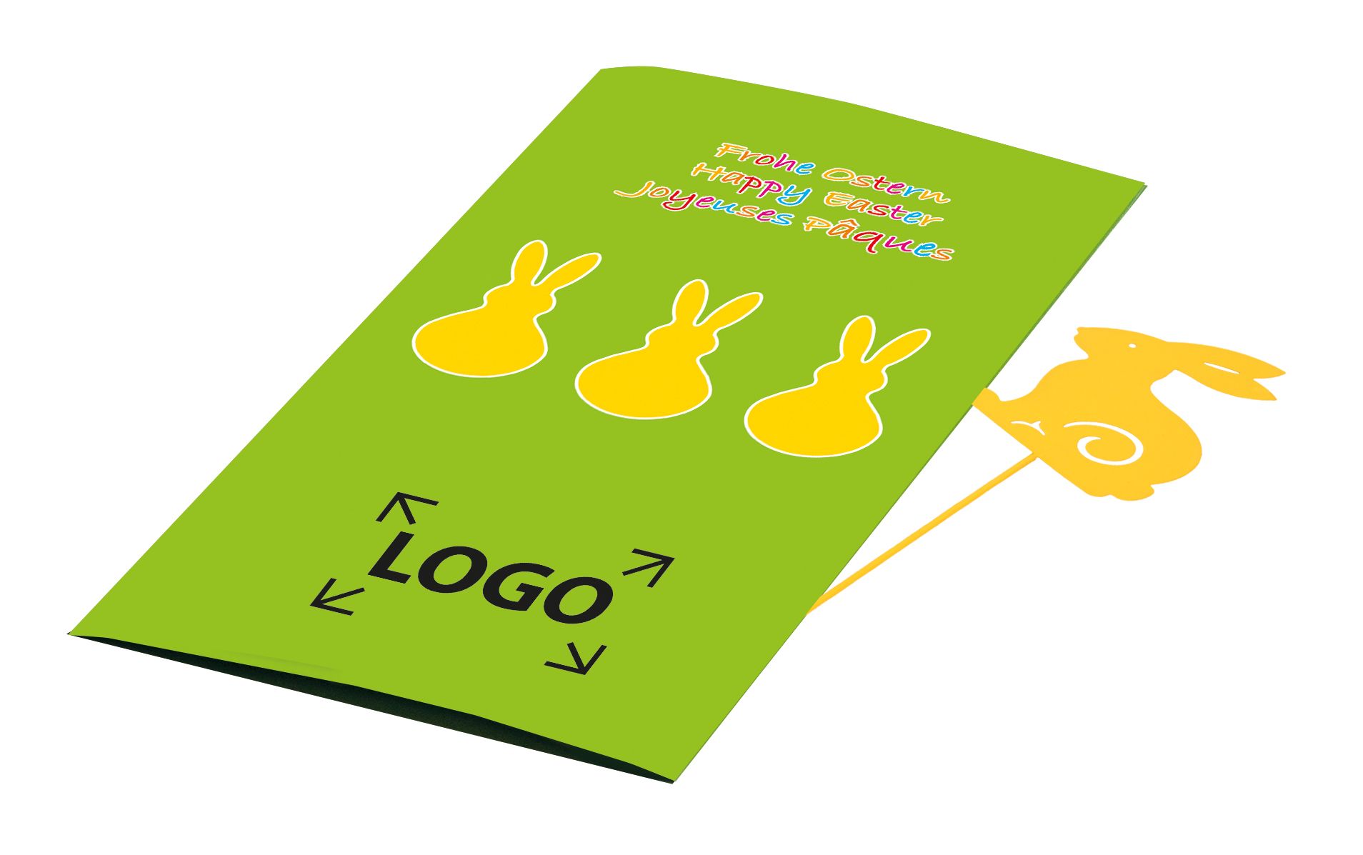 auf die Karte (21,0 x 21,0 cm)