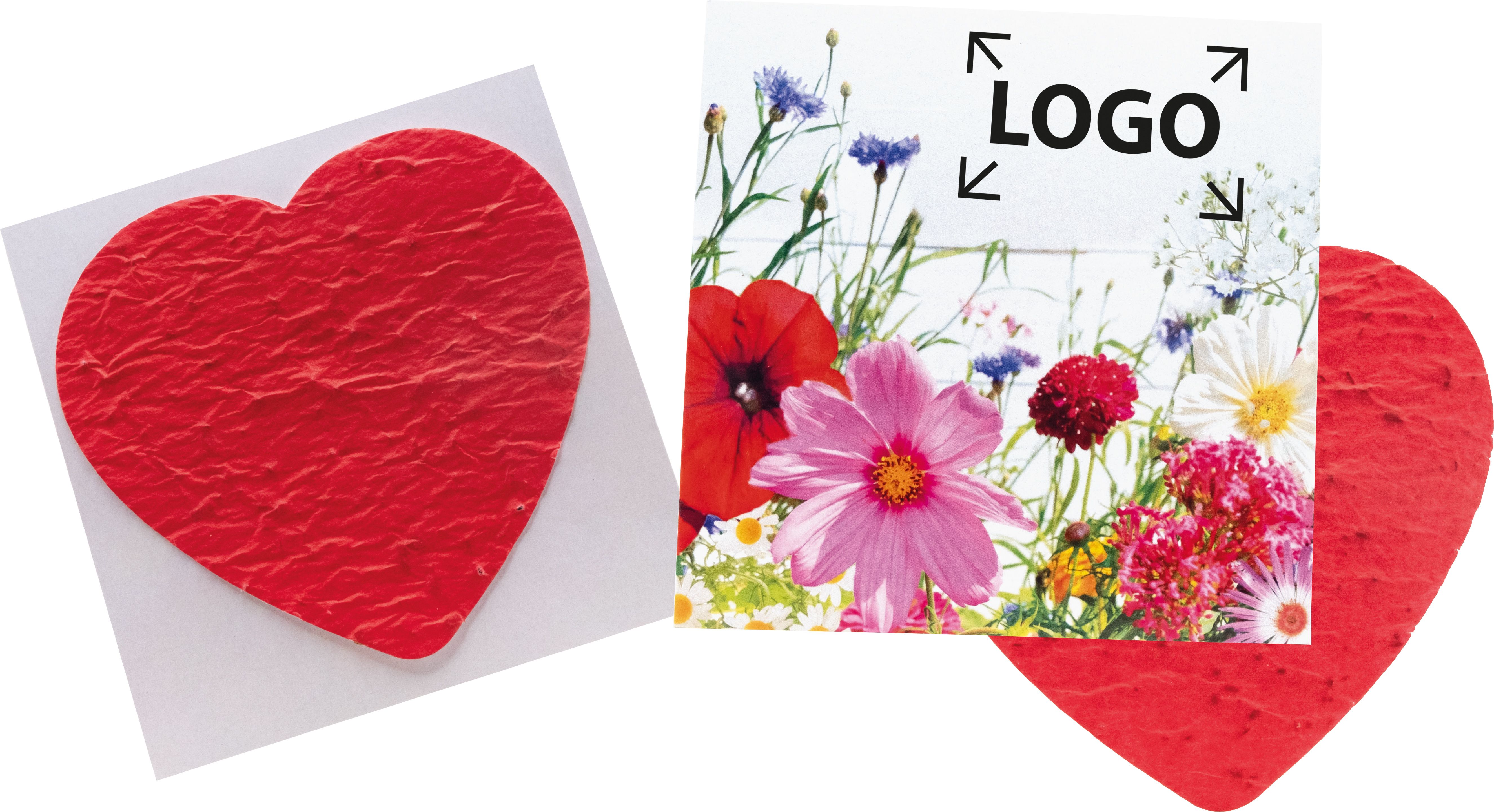 auf die Karte (10,0 x 10,0 cm)