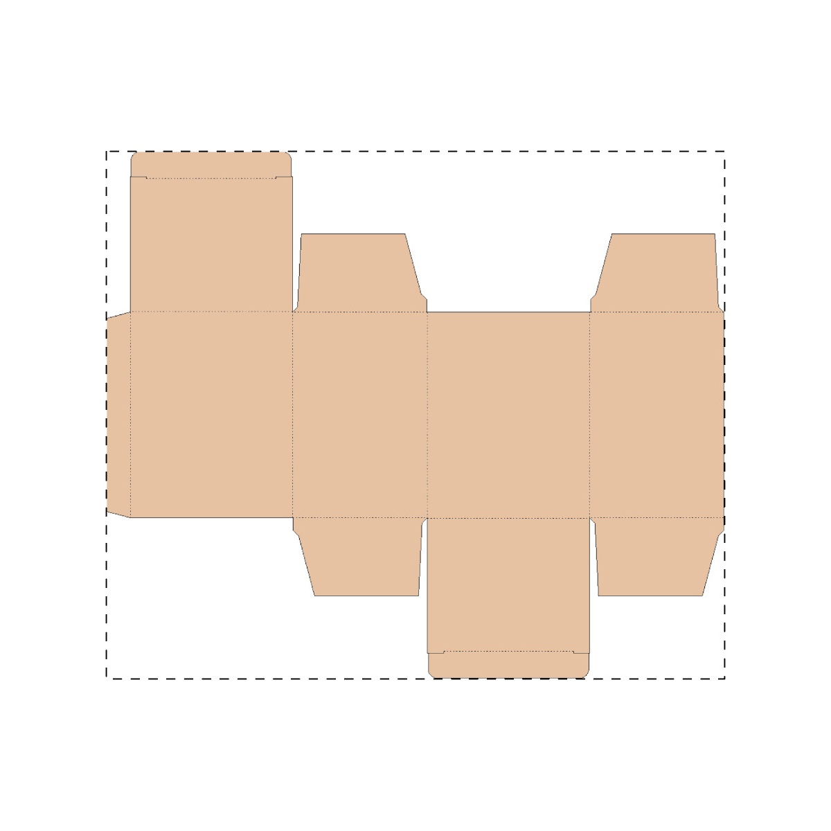 Maßgefertigter Kraft-Karton (243 x 292 mm)