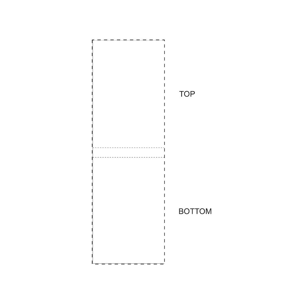 Komplette Oberfläche (5 x 15,9 cm)