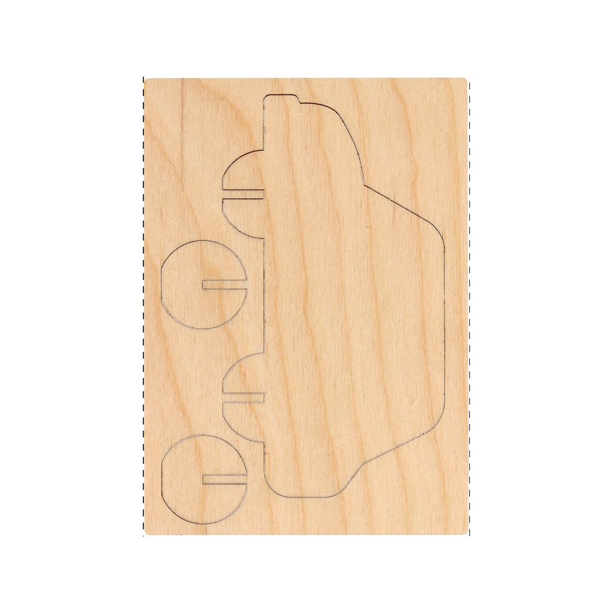 Holzteil - vorne (50 x 50 mm)