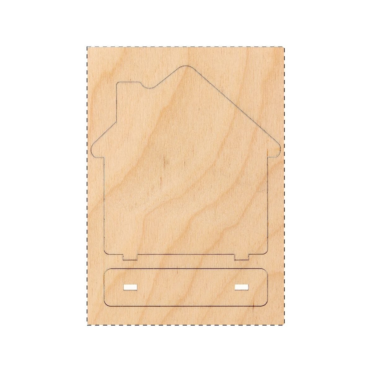 Holzteil - vorne (50 x 50 mm)