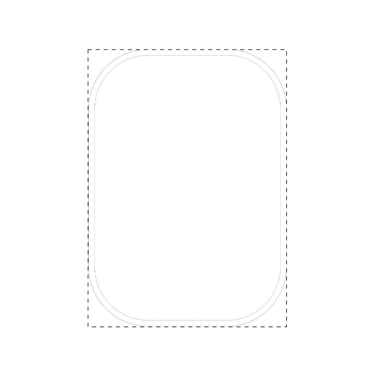 Komplette Oberfläche (55 x 77 cm)