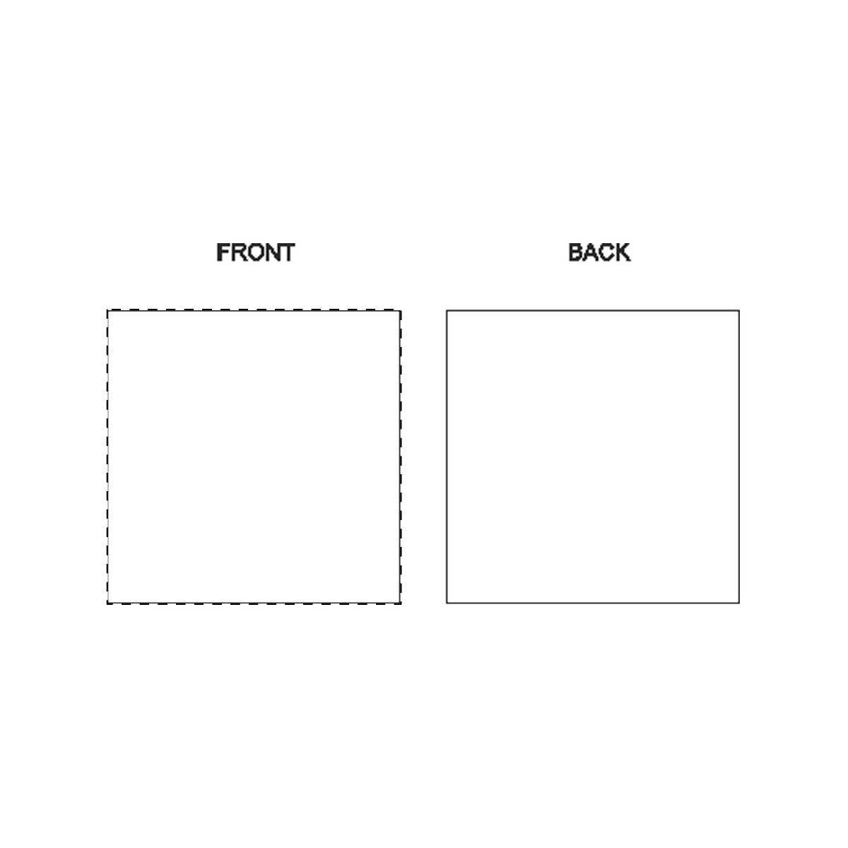 Vorderseite (6,4 x 6,4 cm)