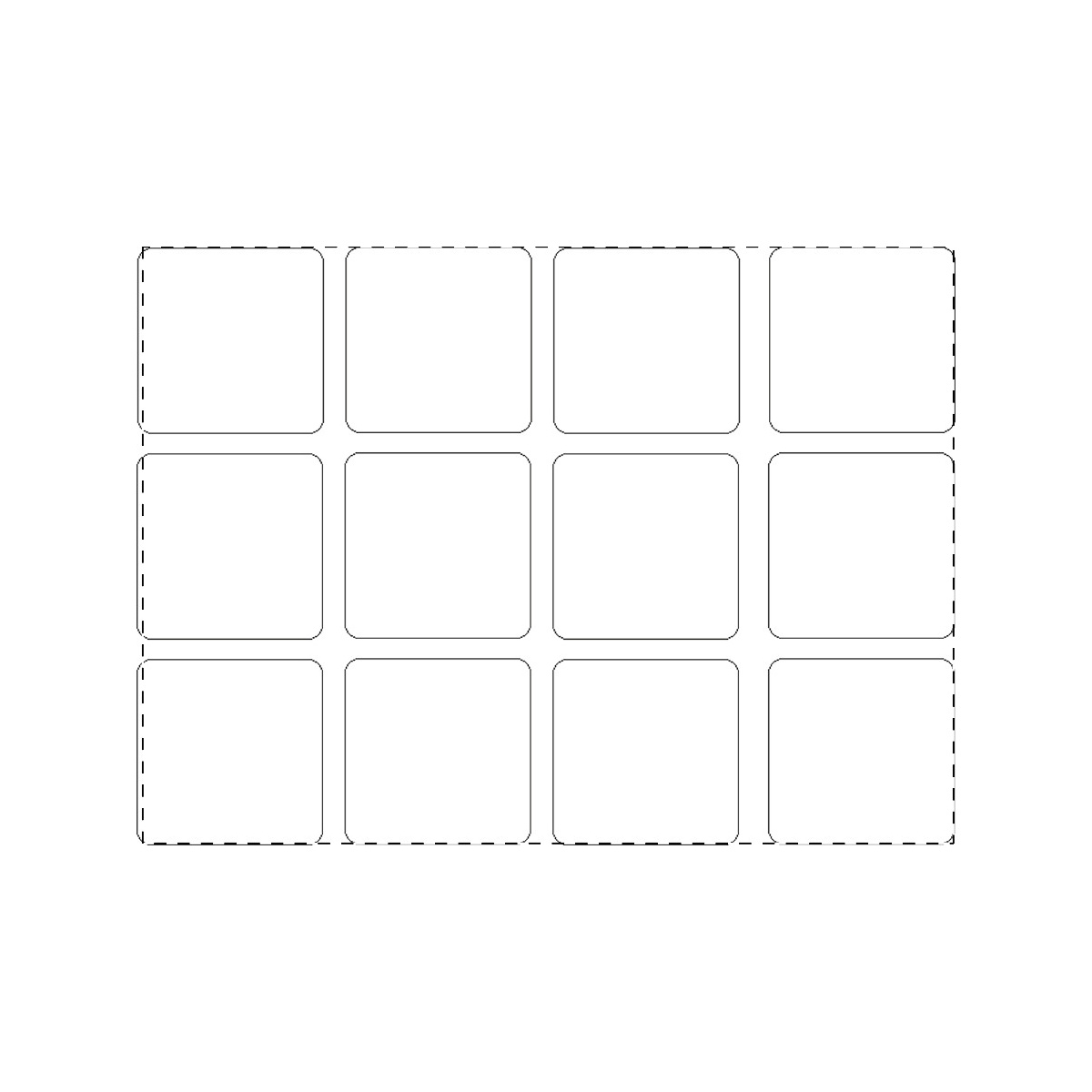 Vorderseite (55 x 55 mm)