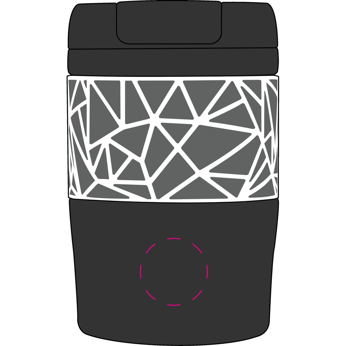 auf Becher seitlich (2,5 cm)