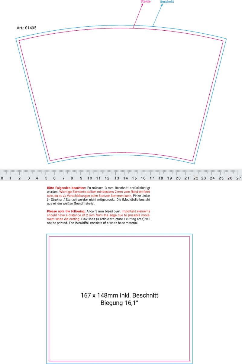 Einleger Allover (15,8x24,1 cm)