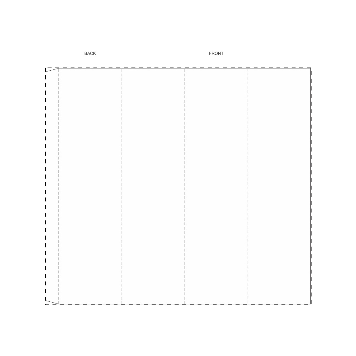 Maßgefertigte Papierbanderole (321 x 285 mm)