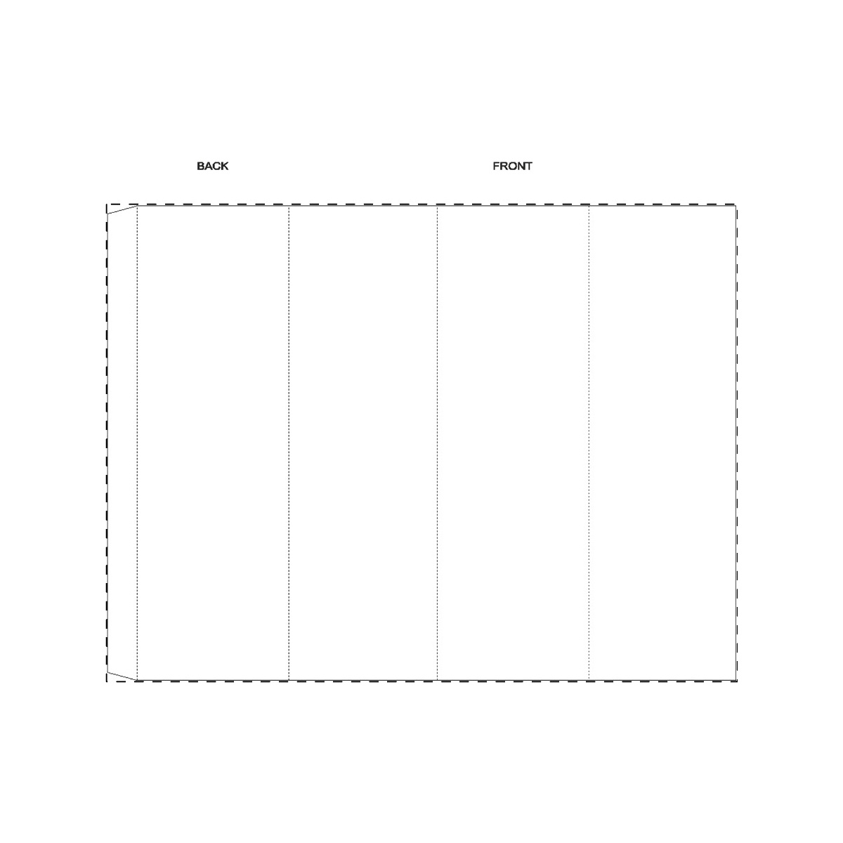 Maßgefertigte Papierbanderole (337 x 254 mm)