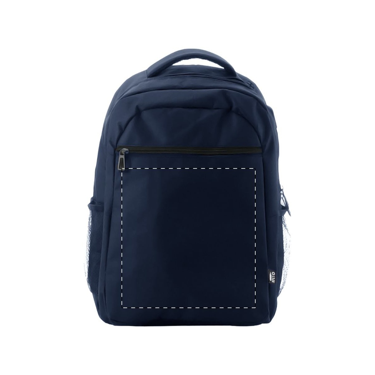 Unterhalb Reißverschluss (20 x 25 cm)