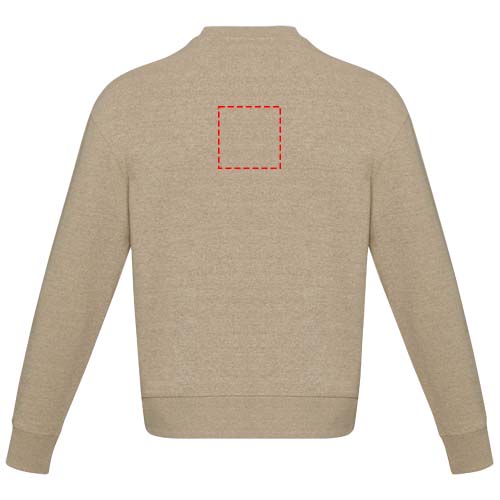 Großflächig auf die Rückseite (9,9 x 9,9 cm )