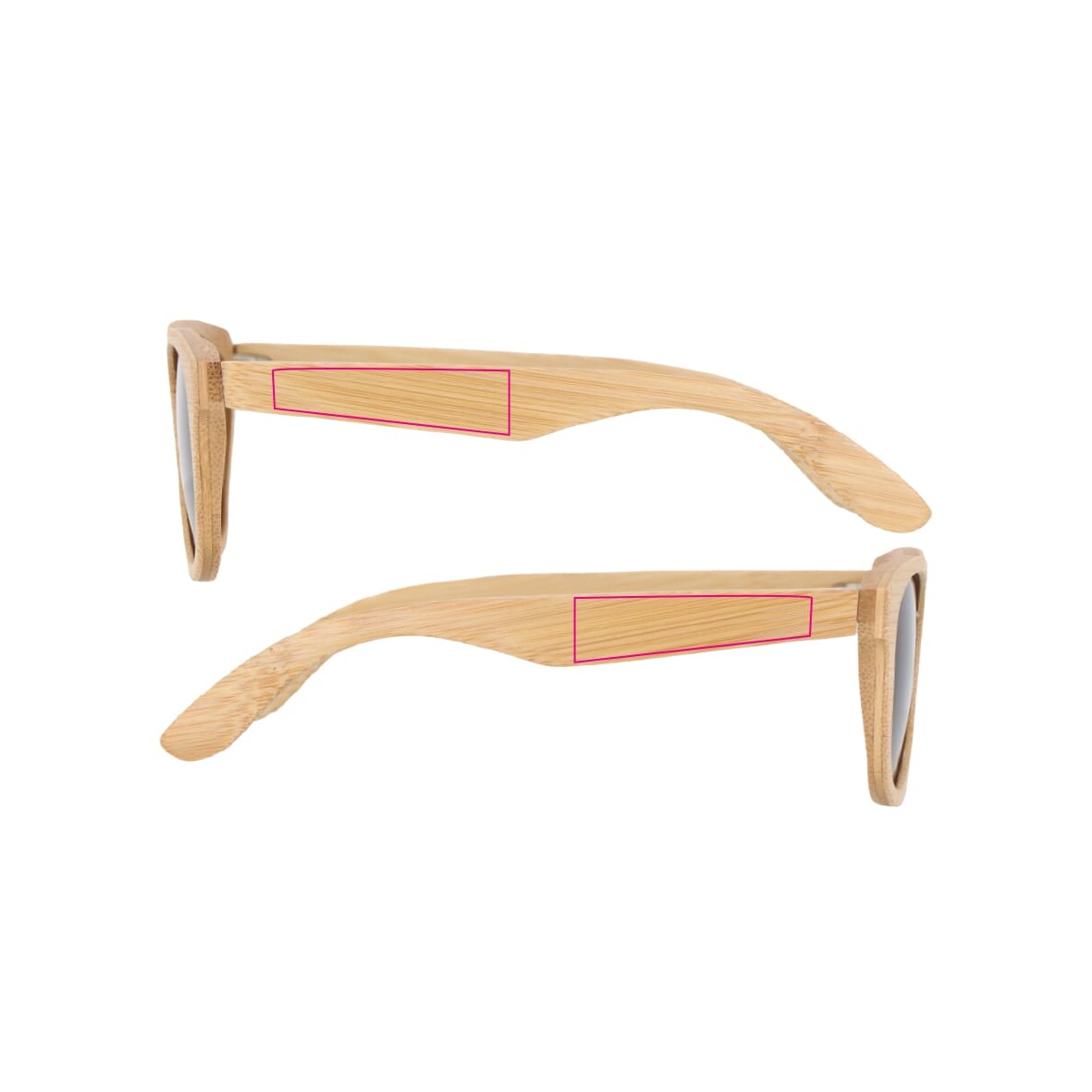 1 cm vom linken und rechten Scharnier (13 x 46 mm)