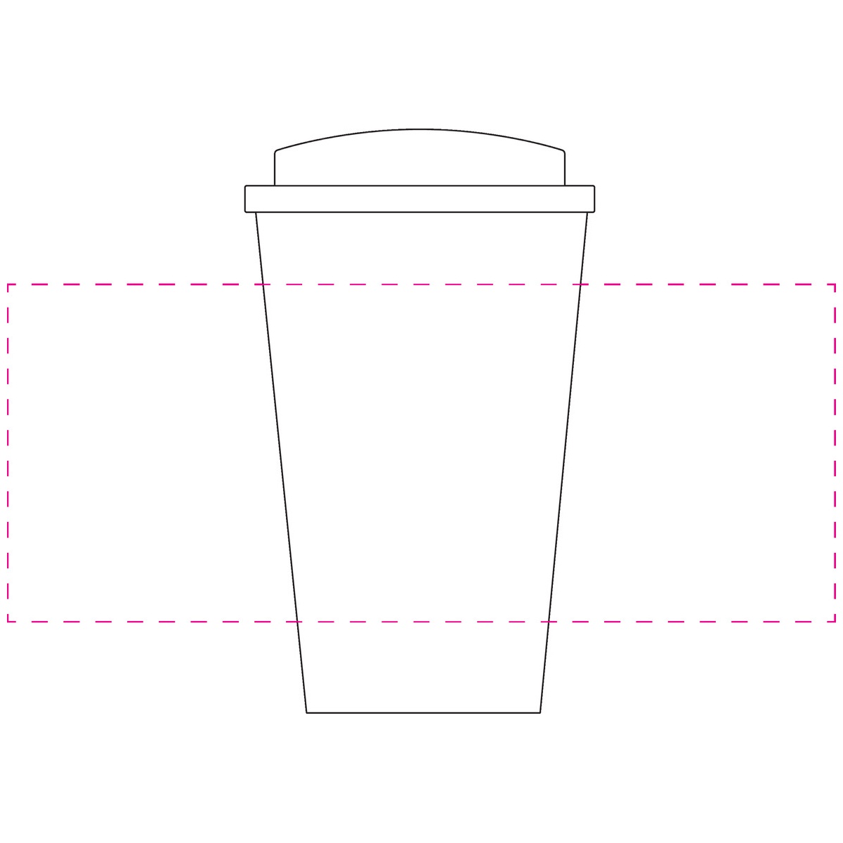 rundum 2 cm zwischen Anfang und Ende (90 x 225 mm)