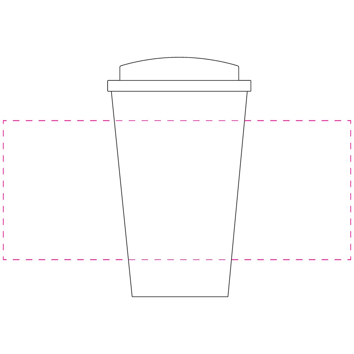 rundum 2 cm zwischen Anfang und Ende (90 x 225 mm)