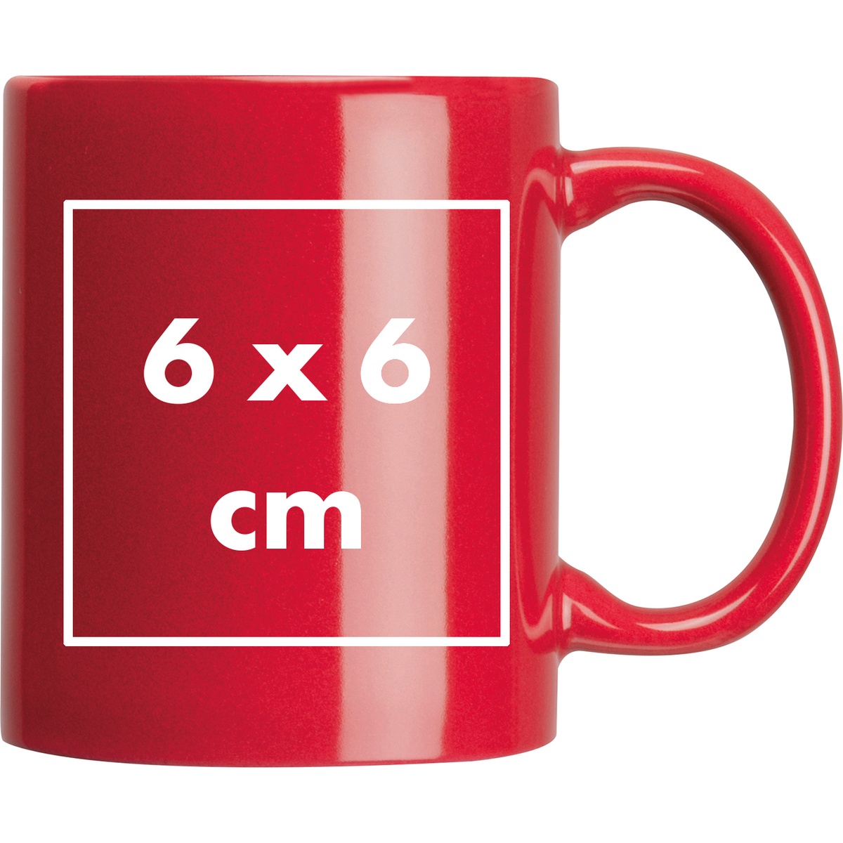 Auf dem Becher (6 x 6 cm)